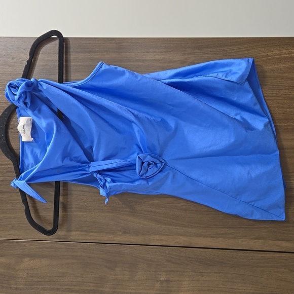 Coperni Asymmetric Flower Jersey Top With Decorative Rose Detailing-Size Small - Picture 5 of 17